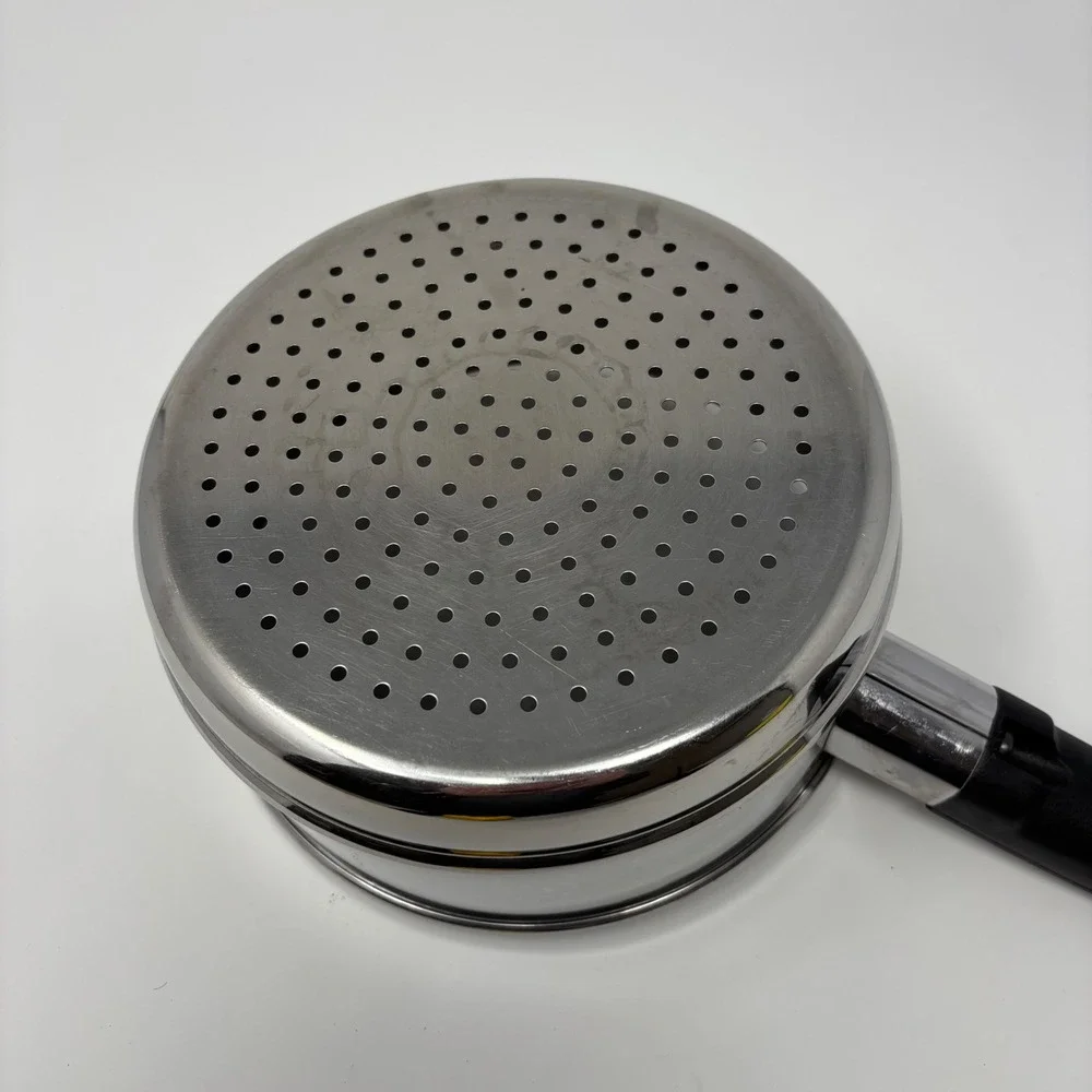 Revere Ware Stainless Steel Steamer Strainer Pot Insert 7 Inch Fits 2 & 3 QT